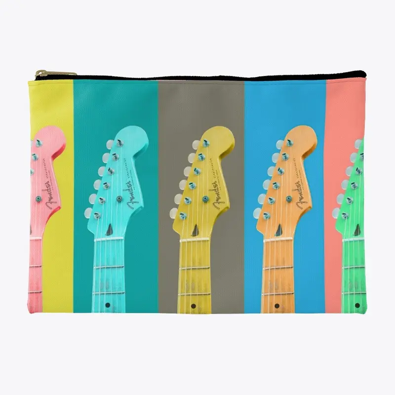 Colorful guitars