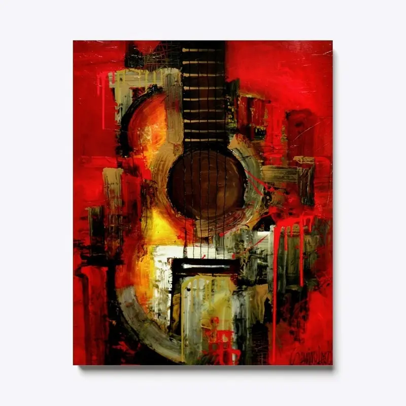 Cuadro Guitar art