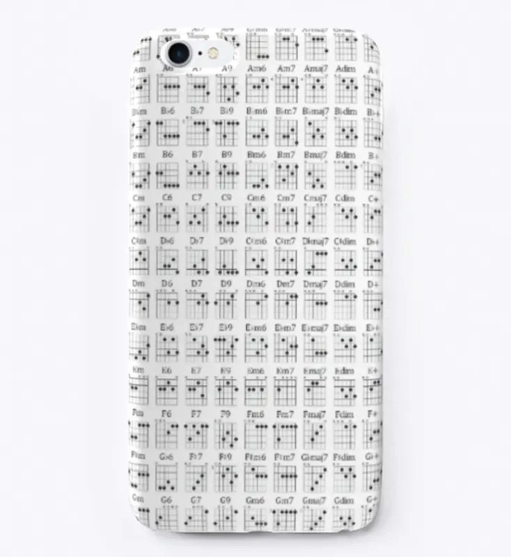 All guitar chords phone case